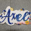 Letras nombre fiesta temática pared - Imagen 5