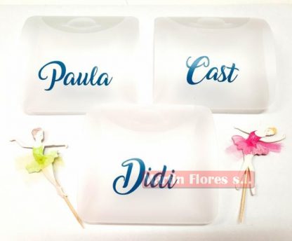 Guarda mascarilla plástico personalizada nombre - Imagen 3