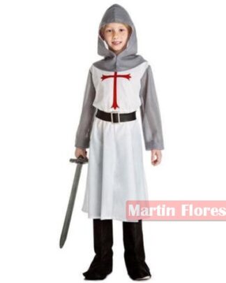 Disfraz cruzado medieval infantil