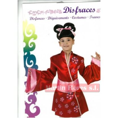 Disfraz china Geisha corto