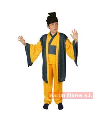 Disfraz samurai chino amarillo