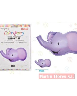 Globo metalizado elefante