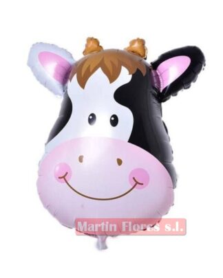 Globo metalizado vaca