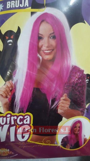 disfraces con peluca morada