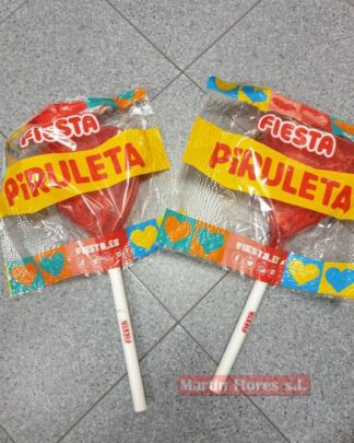 Piruleta corazón gigante Fiesta