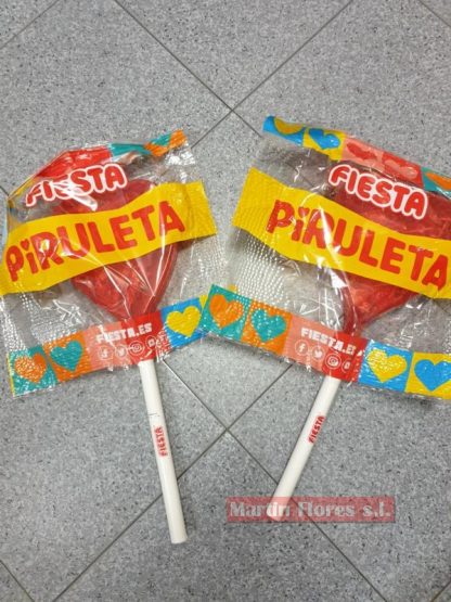 Piruleta corazón gigante Fiesta