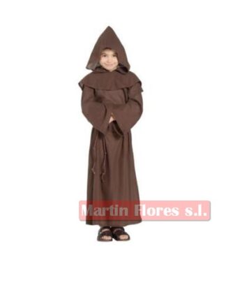 Disfraz monje marrón infantil