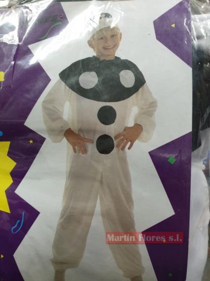 Disfraz arlequín niño blanco oferta