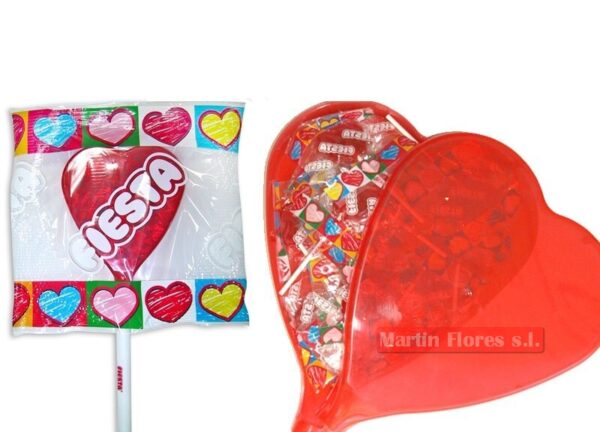 Piruleta corazón gigante Fiesta - Imagen 2