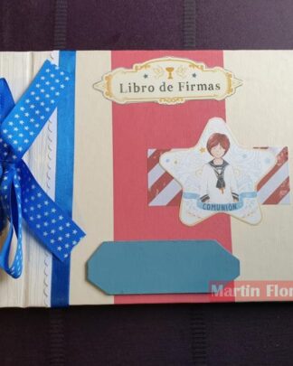 Libro firmas comunión niño 5