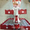 Expositor 2 pisos fútbol