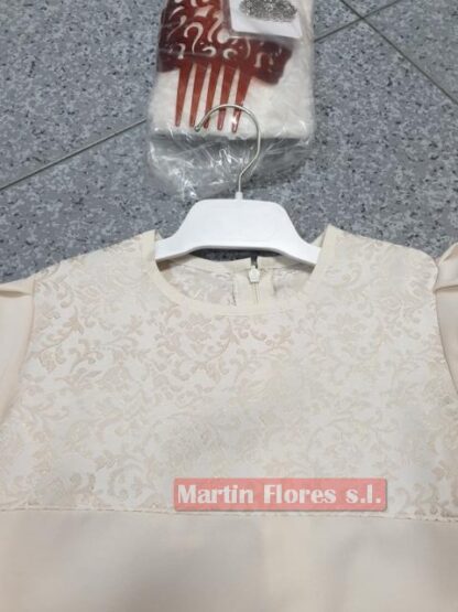 Disfraz mantilla especial crema niña - Imagen 5