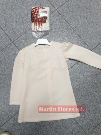 Disfraz mantilla especial crema niña - Imagen 4