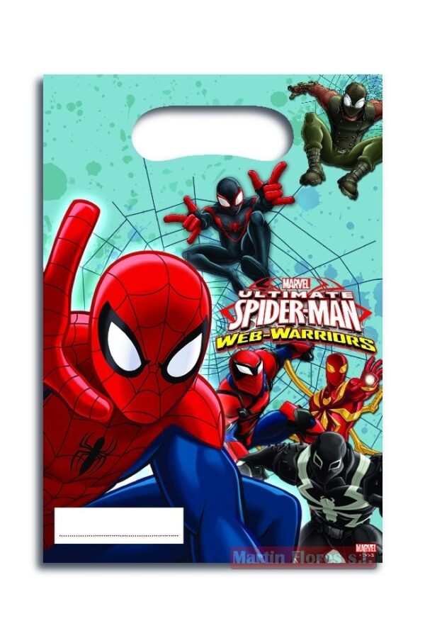 Bolsa asa Spiderman 6u