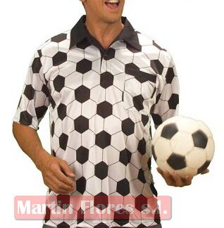 Camisa y gorra fútbol árbitro