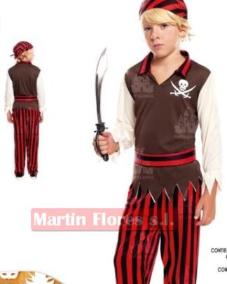 Disfraz pirata corsario infantil