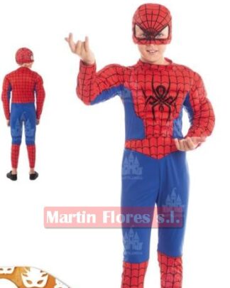 Disfraz spider araña músculo