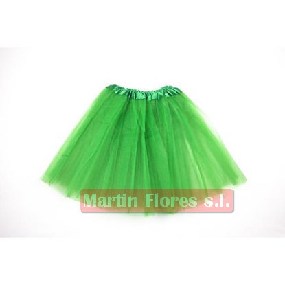 Falda tutu tul verde en #sevilla para tienda Online disfraces