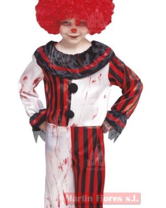 Disfraz payaso sangre