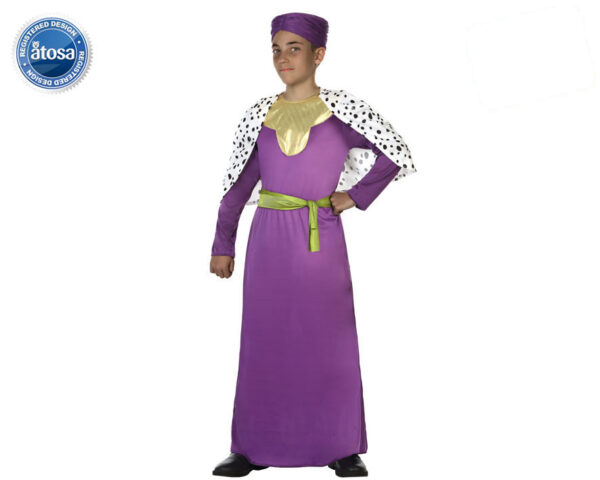 Disfraz rey morado infantil At