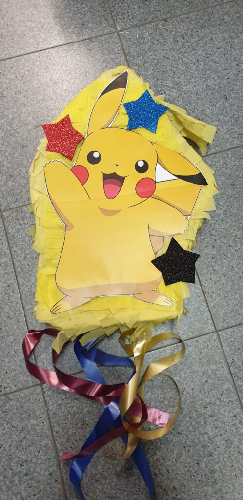 Piñata 3d pokemon Pikachu