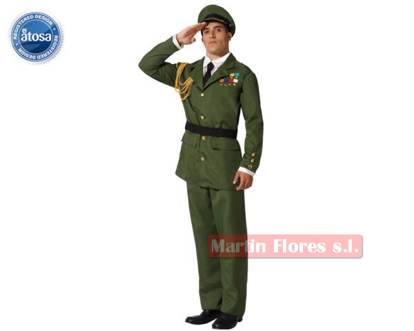Disfraz Soldado Militar Hombre Adulto Camuflaje Carnaval Fiesta Teatro