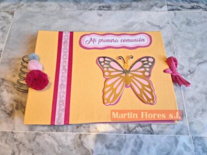 Libro firmas comunión mariposas especial 2