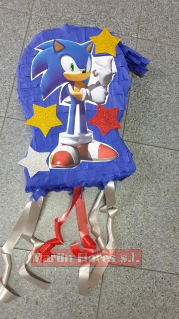 Piñata 3d video juego Sonic y Disfraces niños baratos sevilla