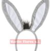 Diadema burro o mula gris