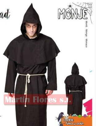 Disfraz monje fraile oscuro