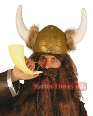 Cuerno vikingo plástico