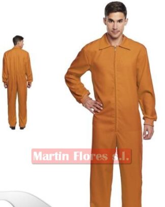 Disfraz mono preso naranja