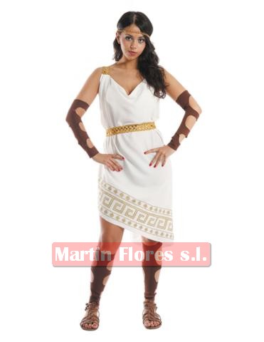 Disfraz griega o romana mujer