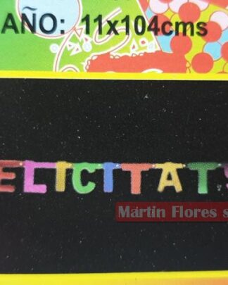 Cartel guirnalda Felicitat