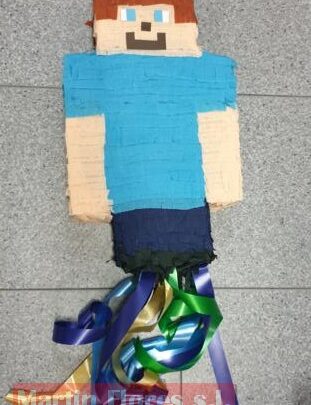 Piñata 3d steve Minecraft