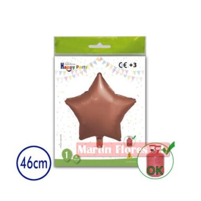 Globo foil Estrella oro rosado