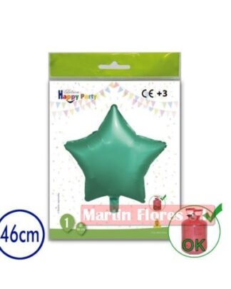 Globo foil Estrella verde