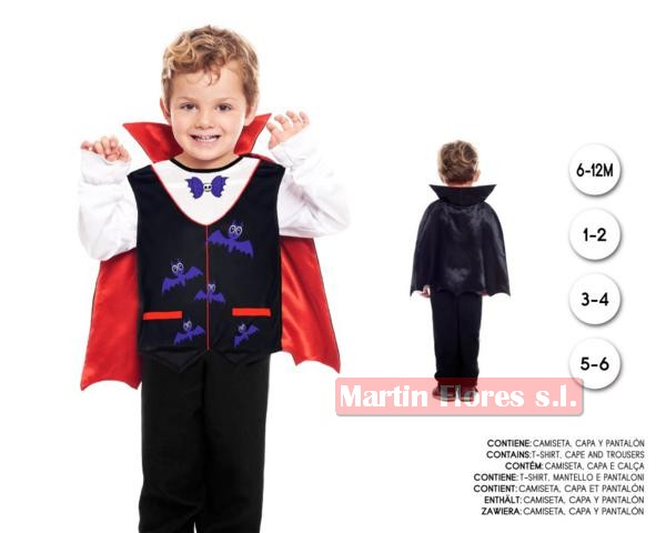 Disfraz vampiro murciélagos
