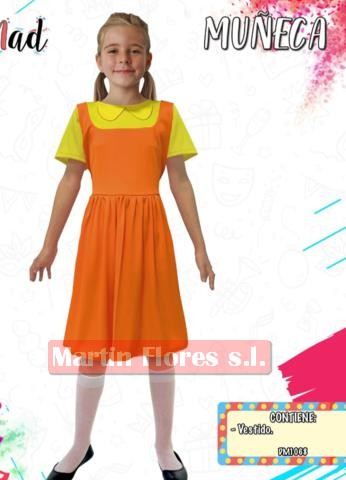 Disfraz muñeca juego