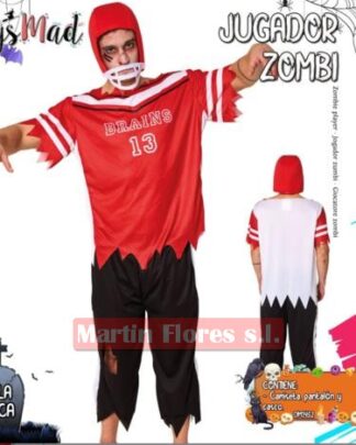 Disfraz rugby zombie
