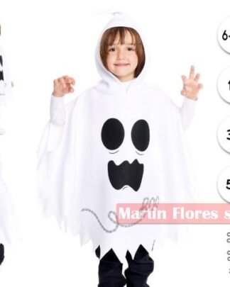 Disfraz fantasma poncho