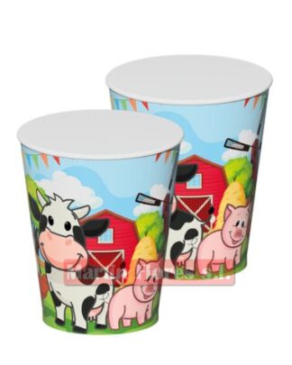 Vasos animales granja