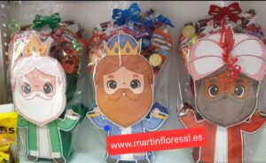 Rey mago con chocolates