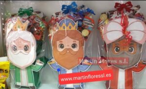 Rey mago con chocolates