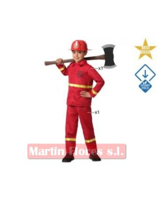 Disfraz bombero 3-4 básico