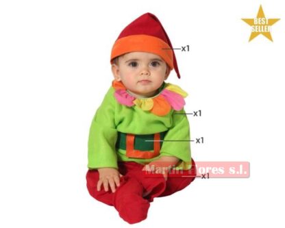 Disfraz duende colores