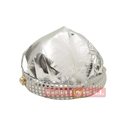 Gorro beduino turbante plata