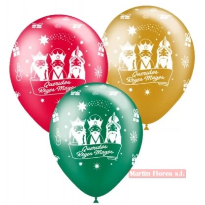 Globos reyes magos 8u