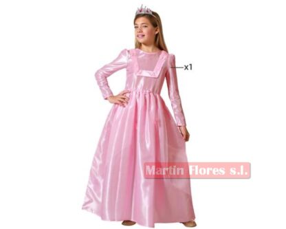 Disfraz princesa rosa enterizo
