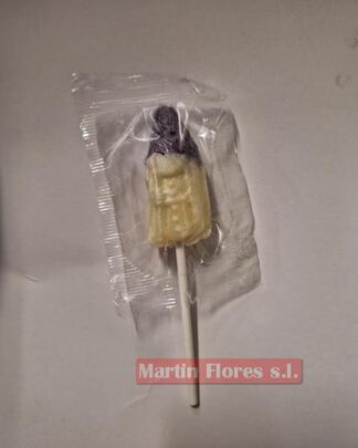 Piruleta caramelo nazareno morado/bl